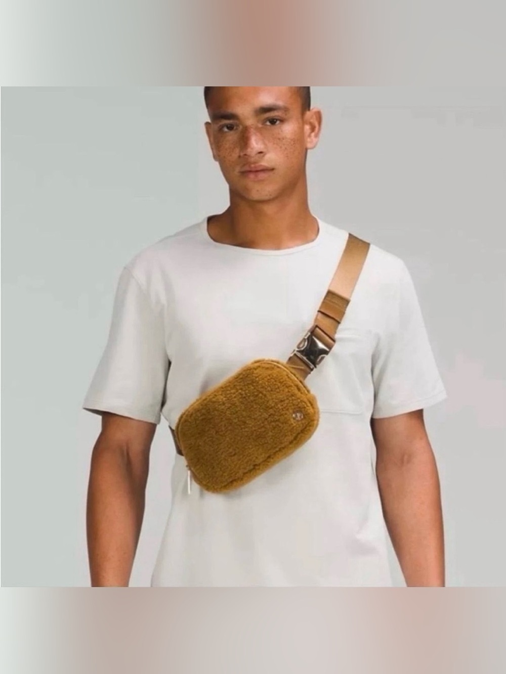 Lululemon Everywhere Belt Bag Burnt Caramel Camel Brown Fur Fanny Pack
